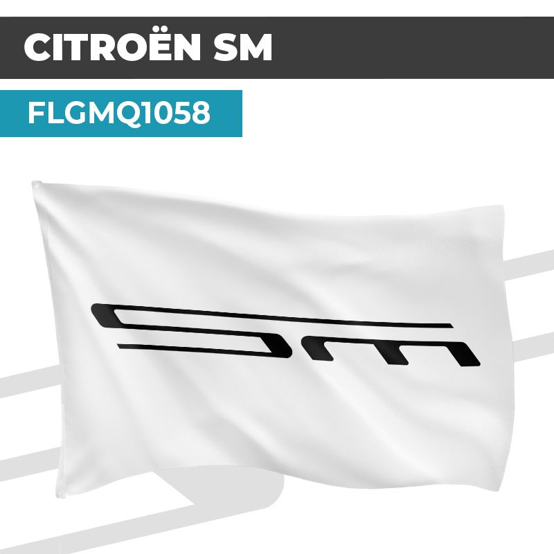 Drapeau CITROEN SM | Pavillon | Marque et Logo Automobile