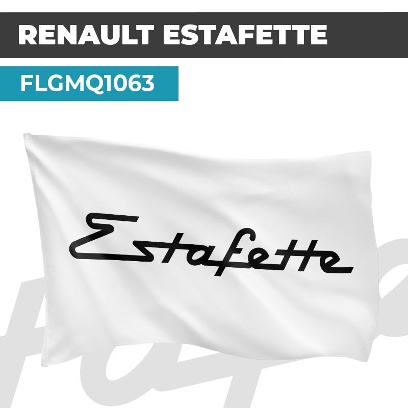 Drapeau RENAULT ESTAFETTE | Pavillon | Marque et Logo Automobile