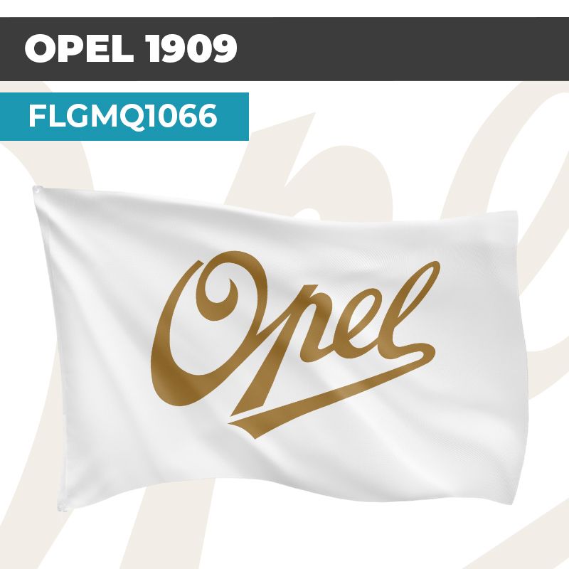 Drapeau OPEL 1909 | Pavillon | Marque et Logo Automobile