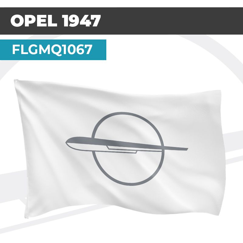 Drapeau OPEL 1947 | Pavillon | Marque et Logo Automobile
