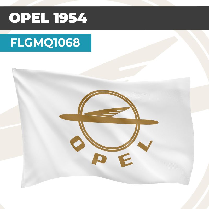 Drapeau OPEL 1954 | Pavillon | Marque et Logo Automobile