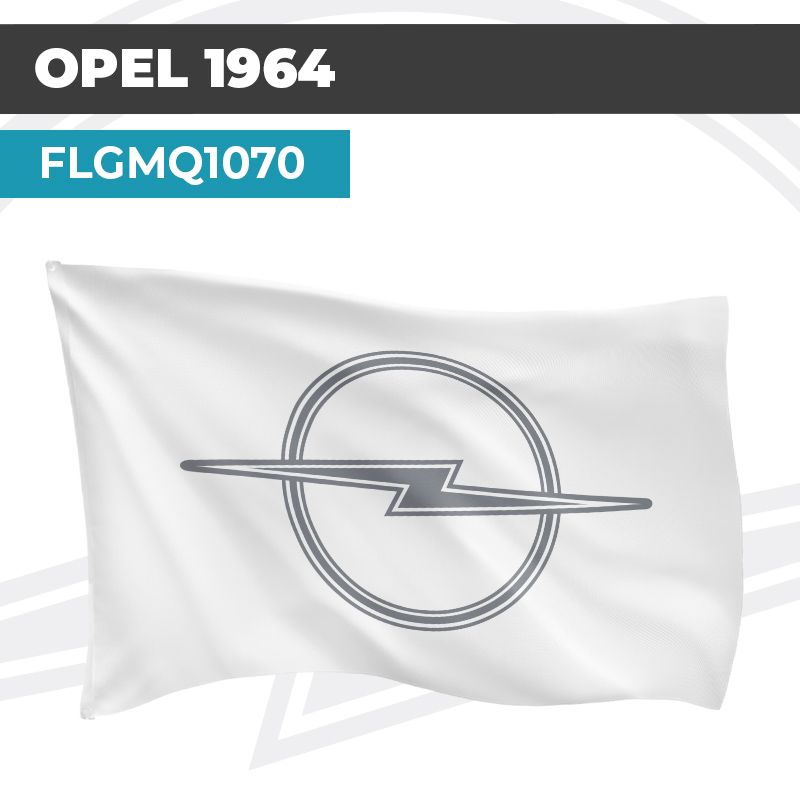 Drapeau OPEL 1964 | Pavillon | Marque et Logo Automobile