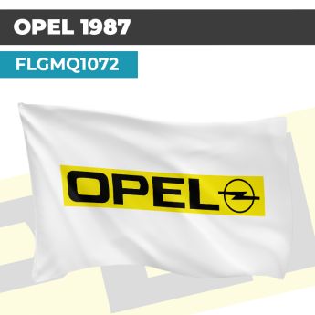 Drapeau OPEL 1987 | Pavillon | Marque et Logo Automobile
