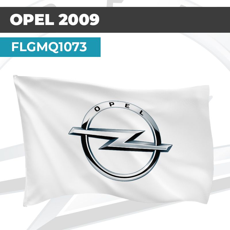 Drapeau OPEL 2009 | Pavillon | Marque et Logo Automobile