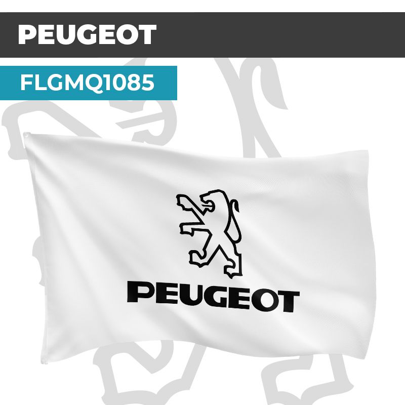 Drapeau PEUGEOT | Pavillon | Marque et Logo Automobile