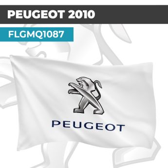 Drapeau PEUGEOT 2010 | Pavillon | Marque et Logo Automobile