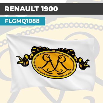 Drapeau RENAULT 1900 | Pavillon | Marque et Logo Automobile