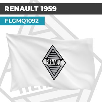 Drapeau RENAULT 1959 | Pavillon | Marque et Logo Automobile