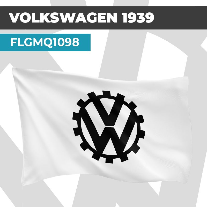 Drapeau VOLKSWAGEN 1939 | Pavillon | Marque et Logo Automobile