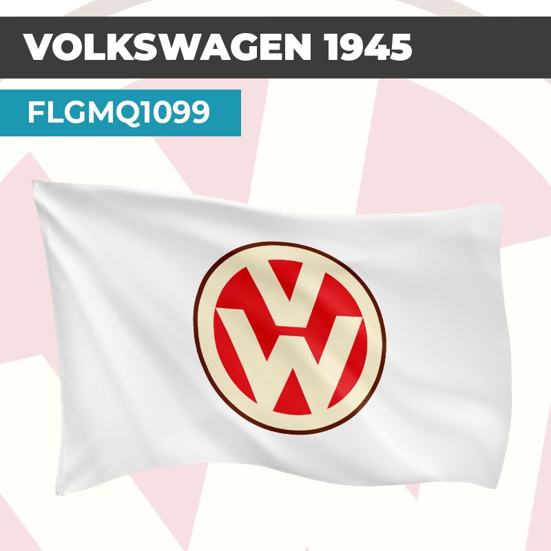 Drapeau VOLKSWAGEN 1945 | Pavillon | Marque et Logo Automobile