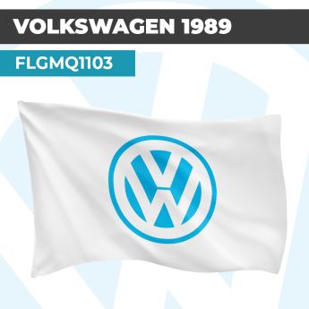 Drapeau VOLKSWAGEN 1989 | Pavillon | Marque et Logo Automobile
