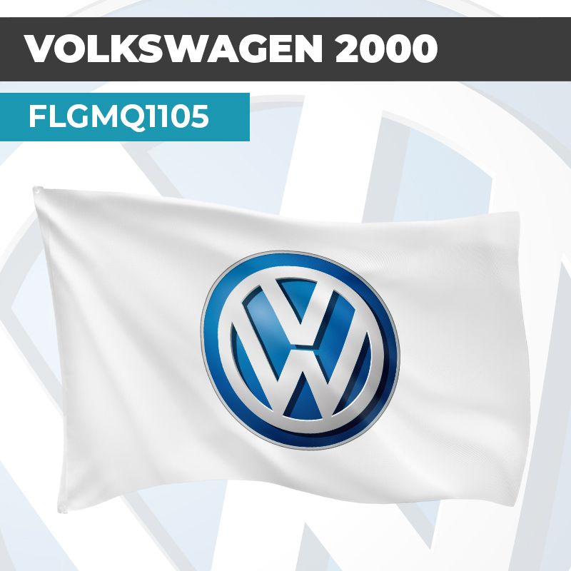 Drapeau VOLKSWAGEN 2000 | Pavillon | Marque et Logo Automobile