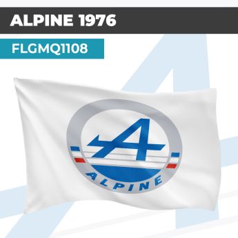 Drapeau ALPINE 1976 | Pavillon | Marque et Logo Automobile