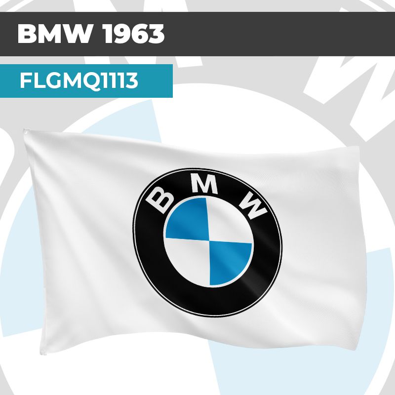 Drapeau BMW 1963 | Pavillon | Marque et Logo Automobile