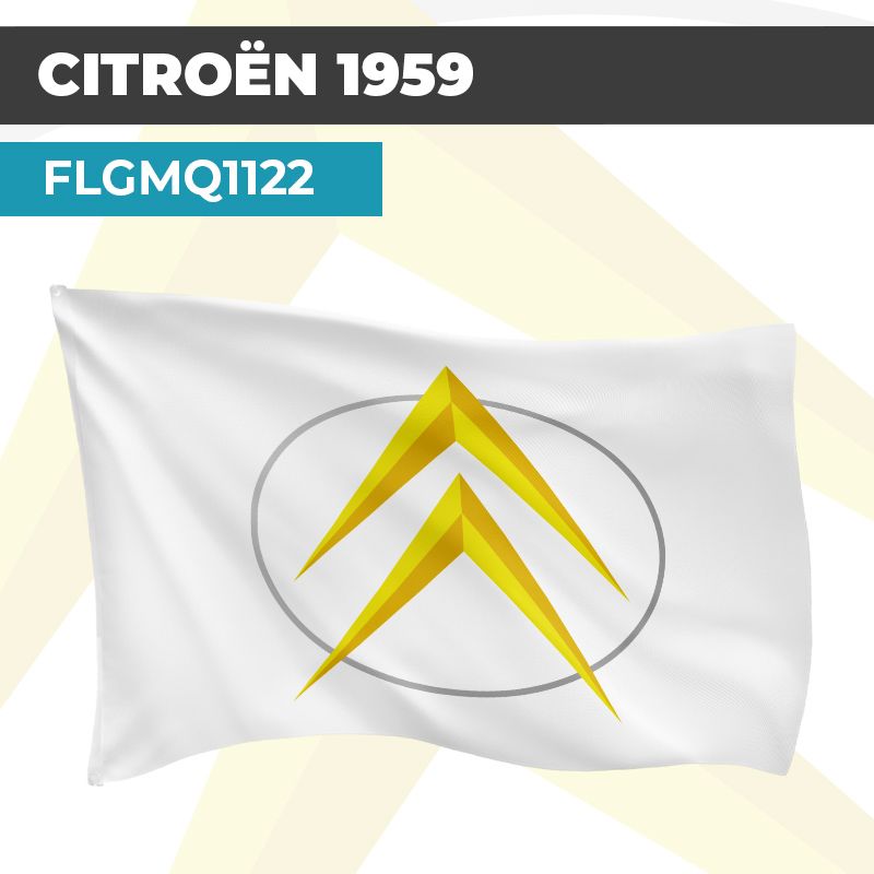Drapeau CITROËN 1959 | Pavillon | Marque et Logo Automobile