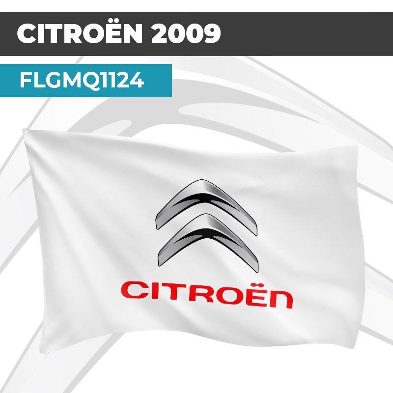 Drapeau CITROËN 2009 | Pavillon | Marque et Logo Automobile