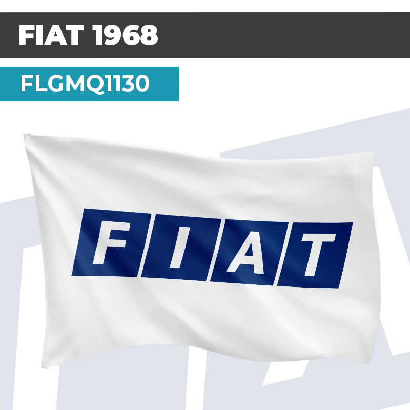 Drapeau FIAT 1968 | Pavillon | Marque et Logo Automobile