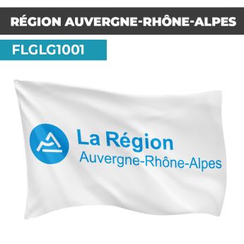 Drapeau AUVERGNE-RHÔNE-ALPES | Pavillon | Régions Françaises