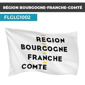 Drapeau BOURGOGNE-FRANCHE-COMTÉ | Pavillon | Régions Françaises