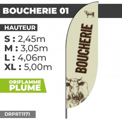 Oriflamme BOUCHERIE 01