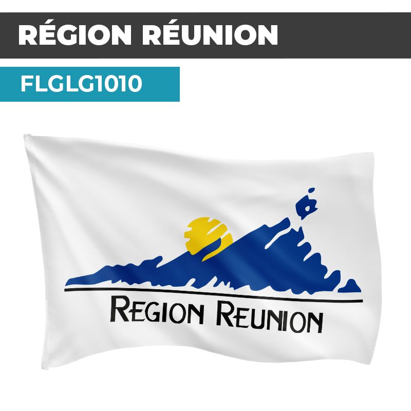 Drapeau RÉUNION | Pavillon | Régions Françaises