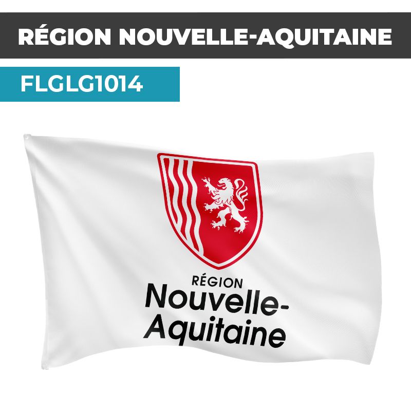 Drapeau NOUVELLE-AQUITAINE | Pavillon | Régions Françaises