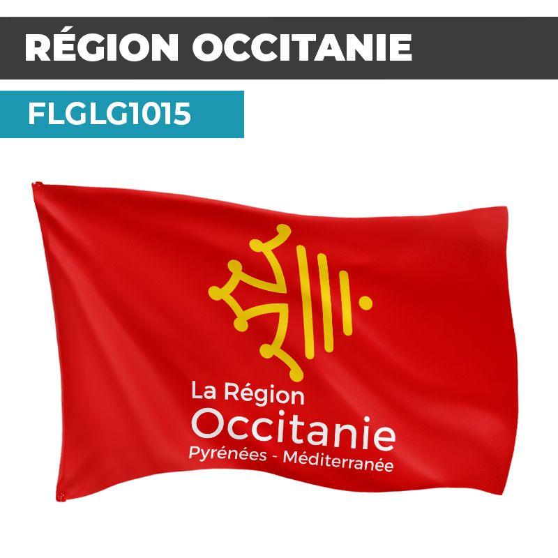 Drapeau OCCITANIE | Pavillon | Régions Françaises