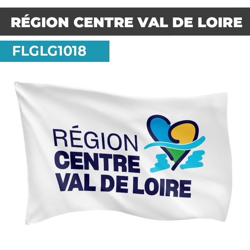 Drapeau CENTRE VAL DE LOIRE | Pavillon | Régions Françaises