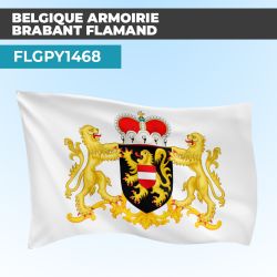 Drapeau ARMOIRIE BRABANT FLAMAND | Pavillon | Provinces Belges