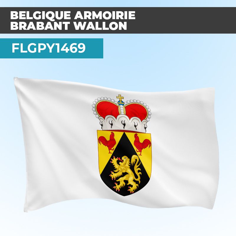 Drapeau ARMOIRIE BRABANT WALLON | Pavillon | Provinces Belges