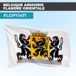Drapeau ARMOIRIE FLANDRE ORIENTALE | Pavillon | Provinces Belges