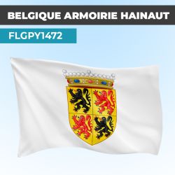 Drapeau ARMOIRIE HAINAUT | Pavillon | Provinces Belges