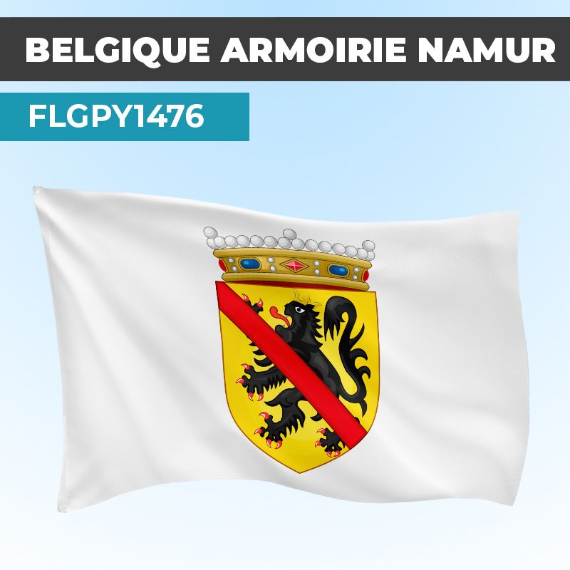Drapeau ARMOIRIE NAMUR | Pavillon | Provinces Belges