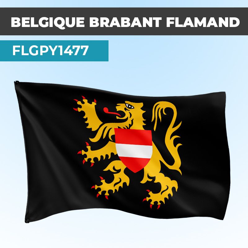 Drapeau BRABANT FLAMAND | Pavillon | Provinces Belges