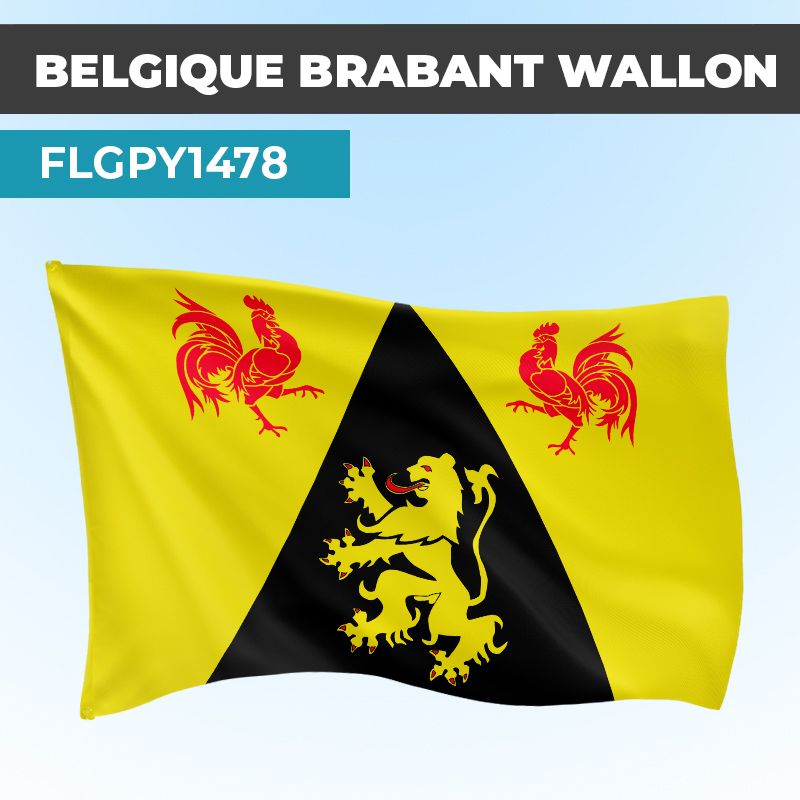 Drapeau BRABANT WALLON | Pavillon | Provinces Belges