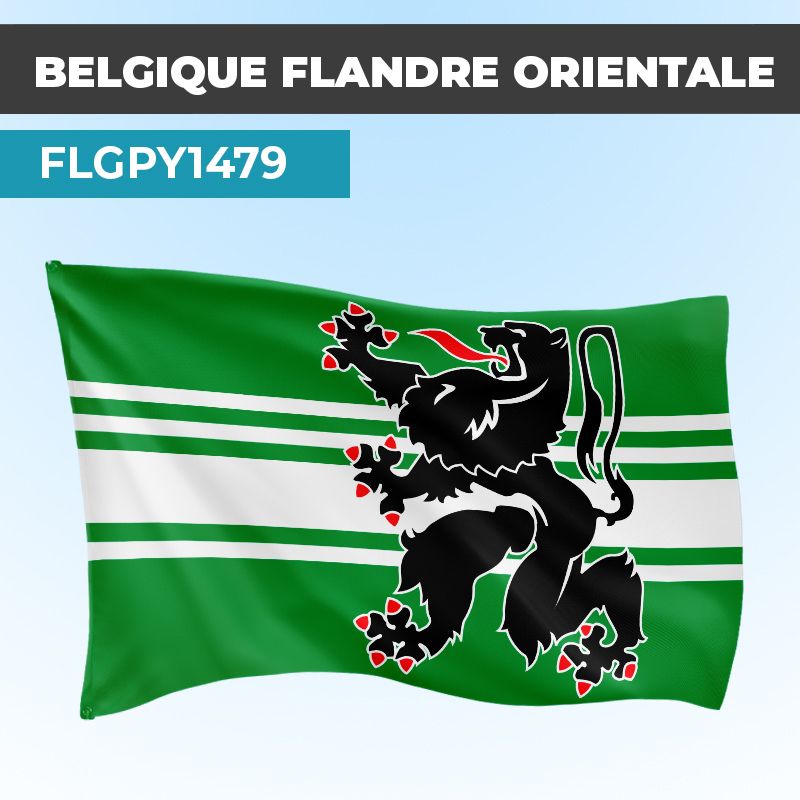 Drapeau FLANDRE ORIENTALE | Pavillon | Provinces Belges