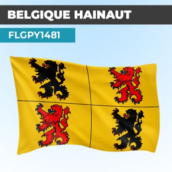 Drapeau HAINAUT | Pavillon | Provinces Belges