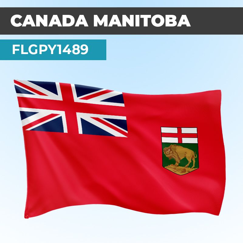 Drapeau MANITOBA | Pavillon | Provinces Canadiennes