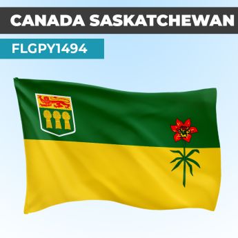 Drapeau SASKATCHEWAN | Pavillon | Provinces Canadiennes