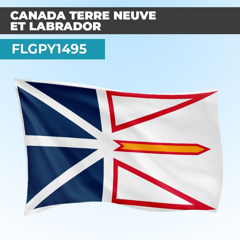 Drapeau TERRE NEUVE ET LABRADOR | Pavillon | Provinces Canadiennes