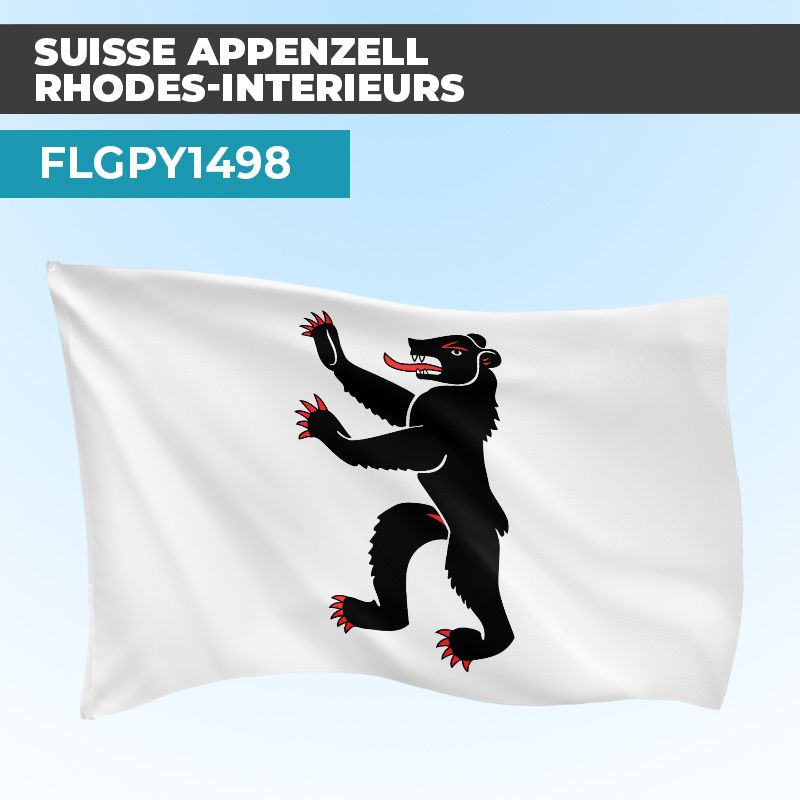 Drapeau APPENZELL RHODES-INTÉRIEURS | Pavillon | Cantons Suisses