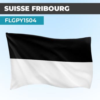 Drapeau FRIBOURG | Pavillon | Cantons Suisses