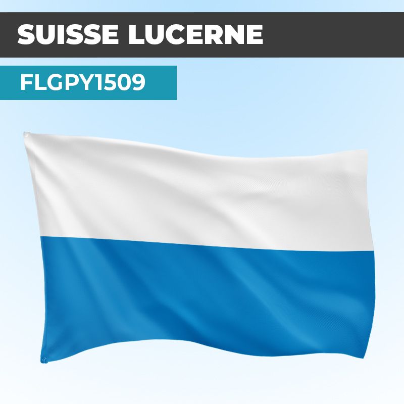 Drapeau LUCERNE | Pavillon | Cantons Suisses