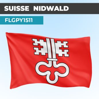 Drapeau NIDWALD | Pavillon | Cantons Suisses