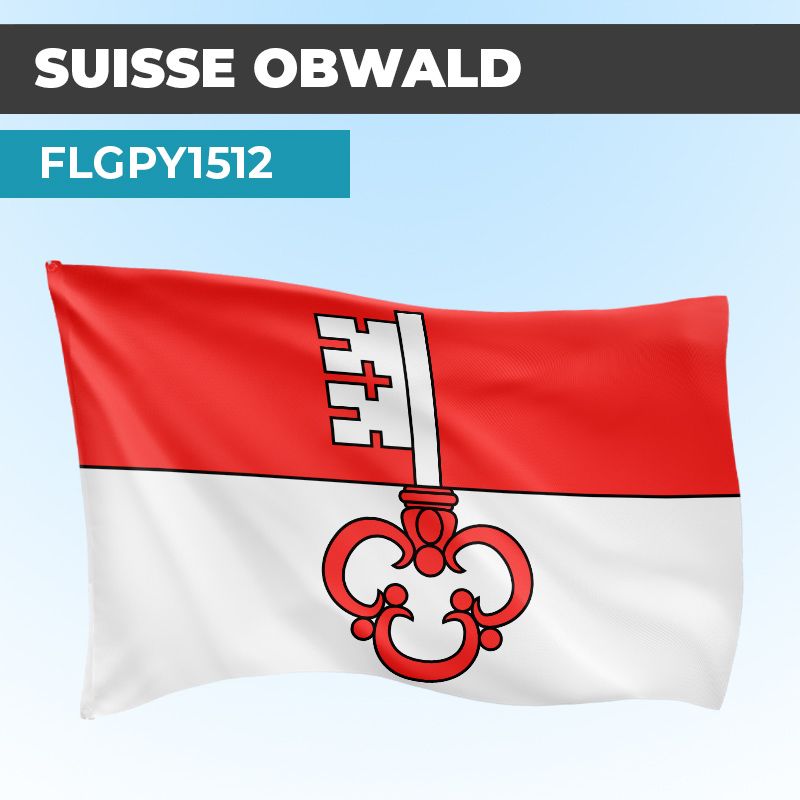 Drapeau OBWALD | Pavillon | Cantons Suisses