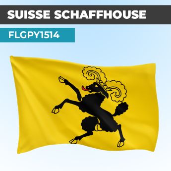 Drapeau SCHAFFHOUSE | Pavillon | Cantons Suisses