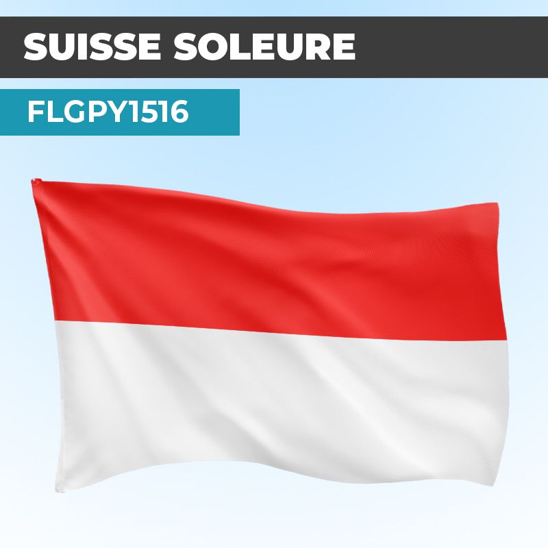 Drapeau SOLEURE | Pavillon | Cantons Suisses
