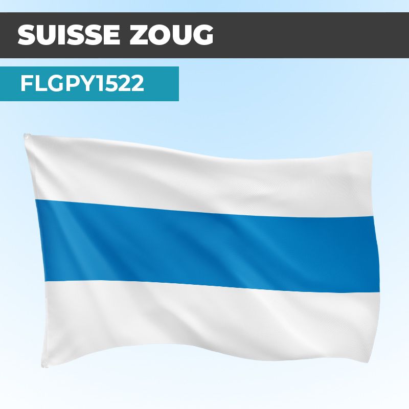 Drapeau ZOUG | Pavillon | Cantons Suisses