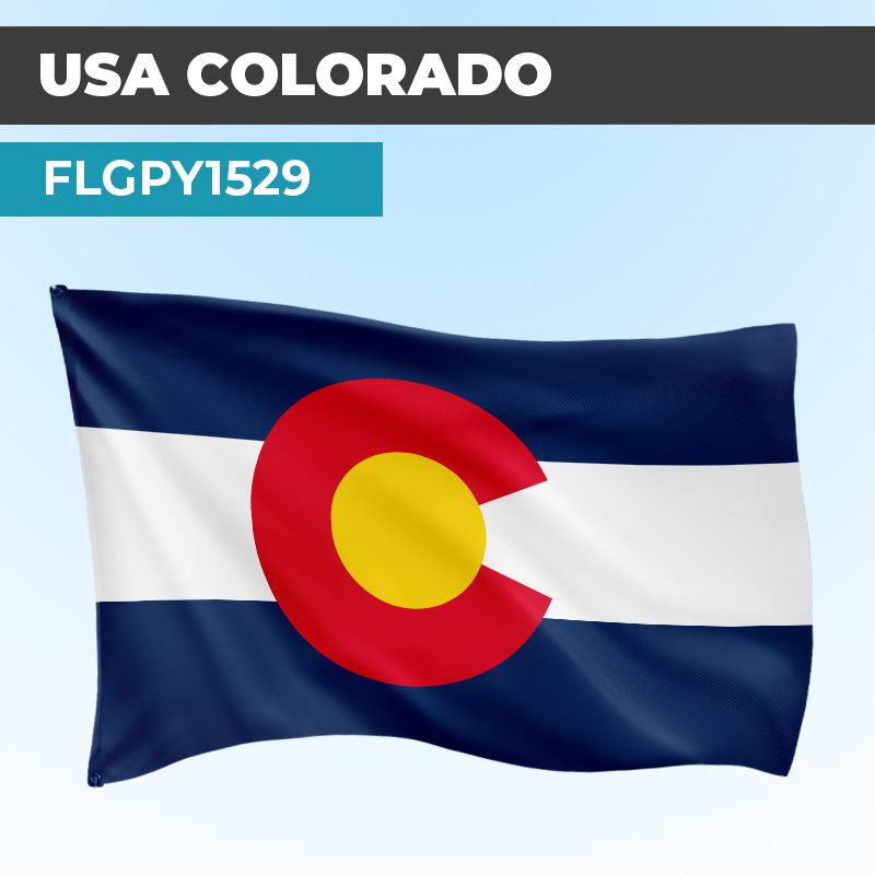 Drapeau COLORADO | Pavillon | États Américains