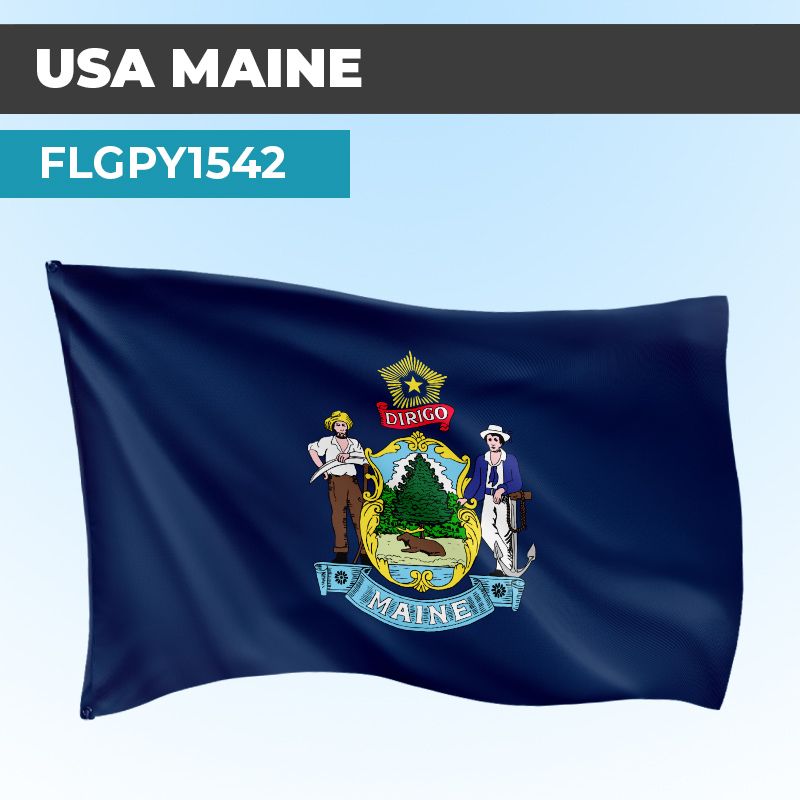 Drapeau MAINE | Pavillon | États Américains